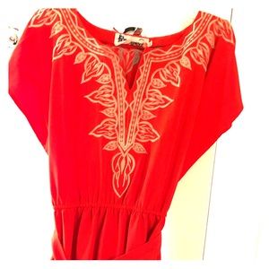 Small Orange C. Luce Summer Dress